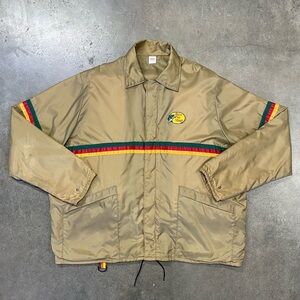 Vintage Bass Pro Shops Stearns Jacket XXL Tan Stripe Outdoor USA